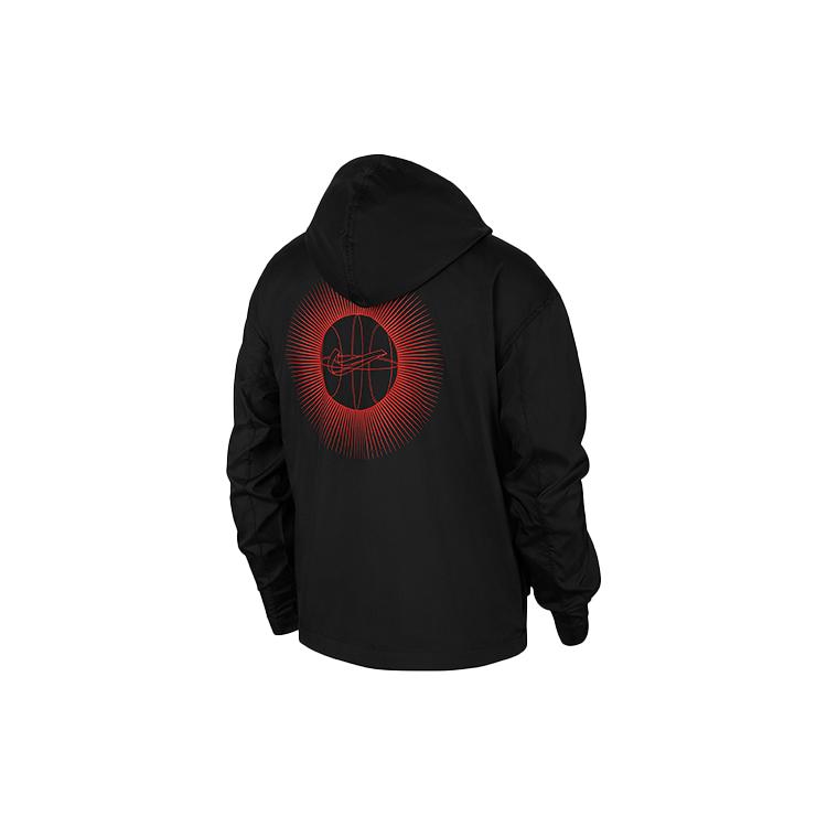 Nike Jackets Men's Black Hooded Non Detachable Moderate (Unisex) Jackets DA6695 010