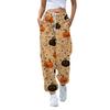 Women's Sports Pants With Pockets Fashion Print Elastic Waist Pants Casual Sweatpants Pants