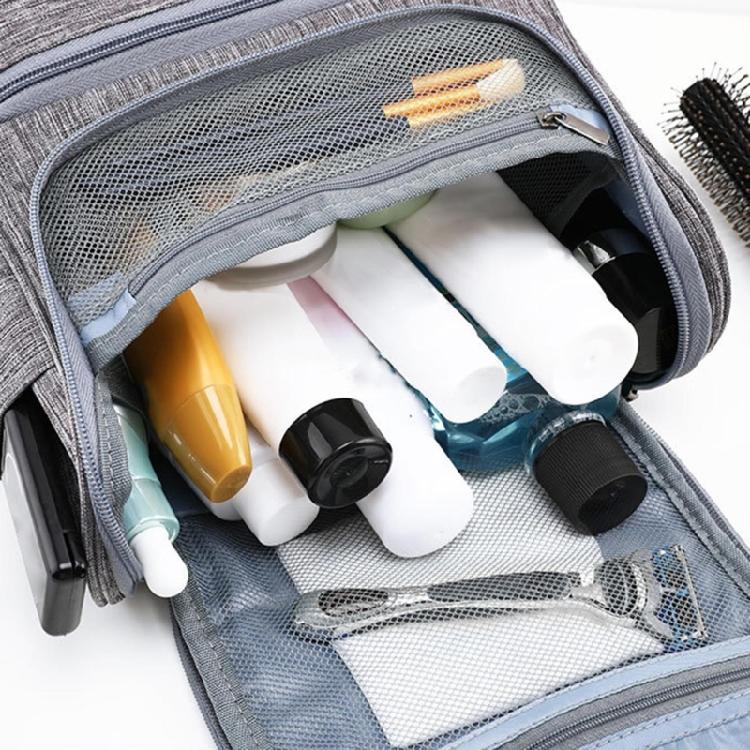 Travel Toiletry Bag Wet Dry Separation Waterproof Material Cosmetic Container