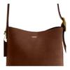 Coach Bleecker 21 Bucket Bag With Front Brand Logo Women Shoulder Bag Warm-Brown CCW84-B4WBR