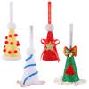 New ornaments Christmas tree hat cone sequined hat pendant home ornaments handmade Christmas