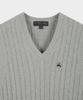 Brooks Brothers Cotton Cable Vest (Grey) (Bbwvmbg105)