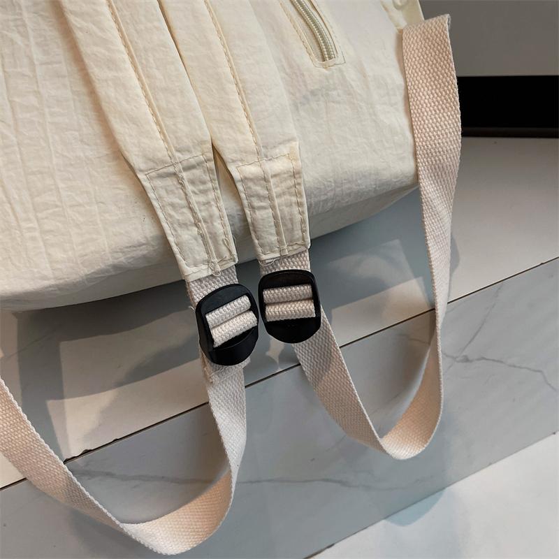 Mochila Ligera de Moda Bolso Diario de Moda Casual Mochila Escolar de Gran Capacidad para Estudiantes Diseño Minimalista para Viajes al Trabajo con Bolsillos Funcionales