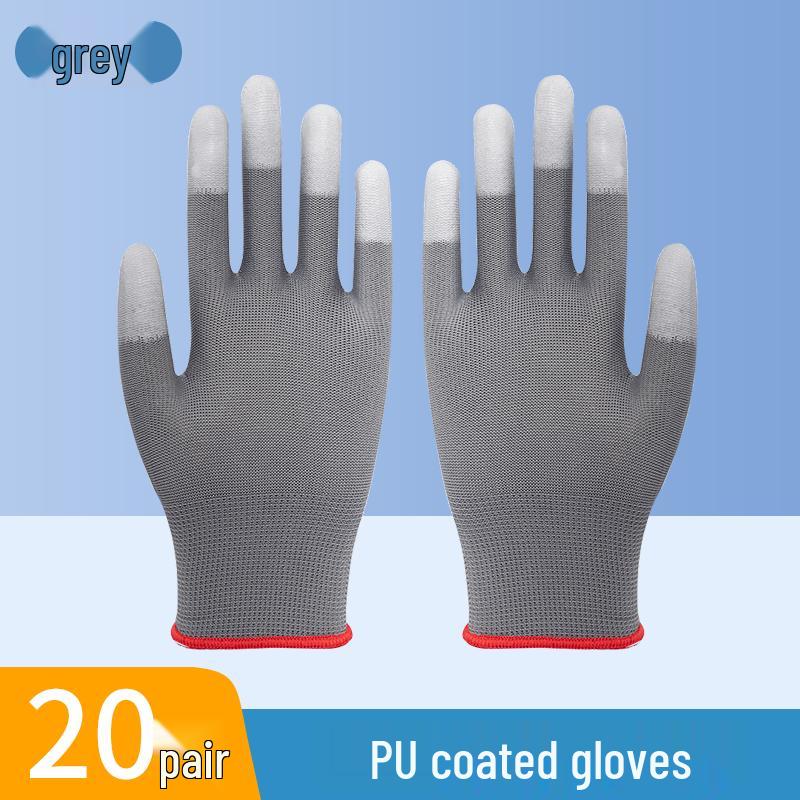 Damen Kleine Nylon Arbeitshandschuhe - Dünn, Langlebig, Rutschfest, Abriebfest für Arbeitsschutz