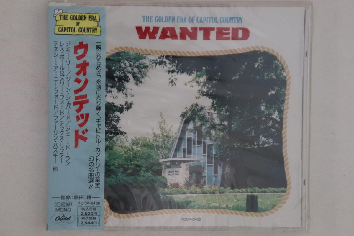 

CD VARIOUS - Wanted TOCP6438PROMO CAPITOL 1990 Japan Obi Country Used