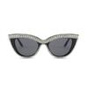 Crystal Cat Eye Sunglasses Luxury Rhinestone Frame Eyewear Trendy Aesthetic Sun Glasses Classic Sparkly Shades Party Goggle