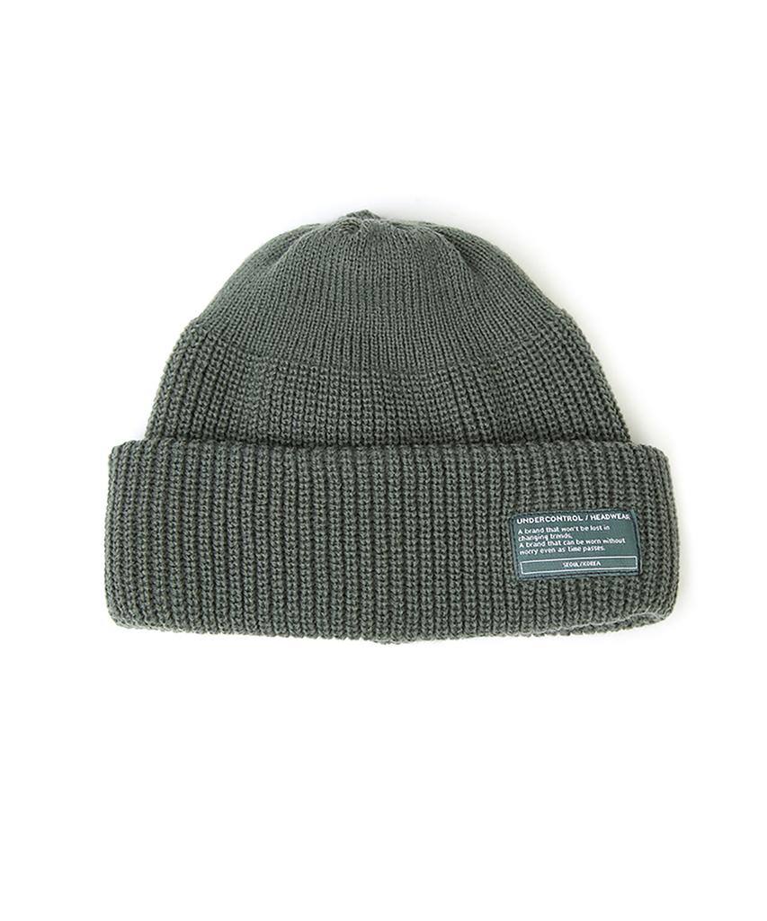 Eondeokeonteulol Winter Short Beanie Beanie / Monk Fit / Green