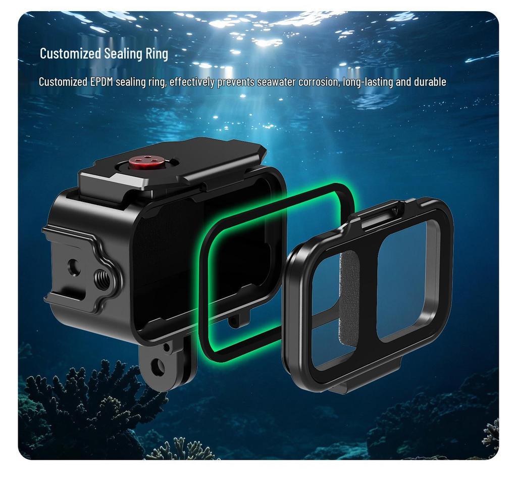 DJI Osmo Nano Waterproof Metal Case with Quick Release Adapter for Horizontal/Vertical Shooting & Underwater Photography