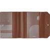 Hobonichi Cousin A5 Planner Cover - Aileron Brown, Three-Fold Case