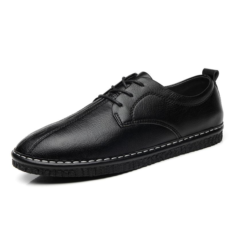 Classic Oxford Shoes British Style Handcrafted Soles Men's Genuine Leather Shoes Lightweight Breathable Men's Formal Shoes