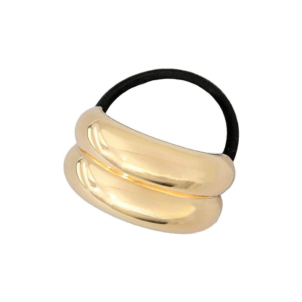 Mode Punk Geometrische Metall Haarspangen Elastische Haargummis Haarseil Stirnbänder Für Damen Mädchen Haarschmuck Geschenke