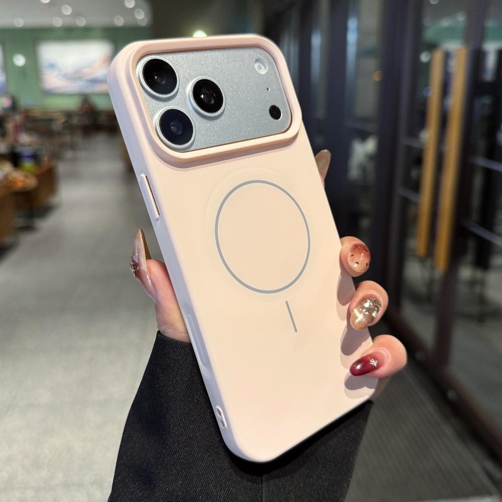 Liquid Silicone For Magsafe Magnetic Case For iPhone 17 Pro 16 15 14 13 11 12 Pro Max Air Camera Touch Button Shockproof Cover