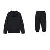 Nike Hooded Fleece Comfortable Long Sleeve Sweatshirt Solid Color Drawstring Cuffed Pants Casual Sports Suit 623453-010+CK6366-010