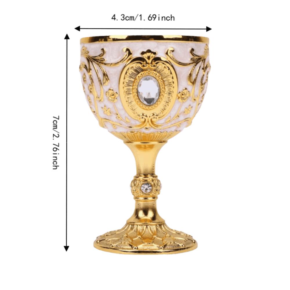 Small Medieval Goblet Alloy Metal Wine Cup Goblets & Chalices Vintage Chalice  Party Favors