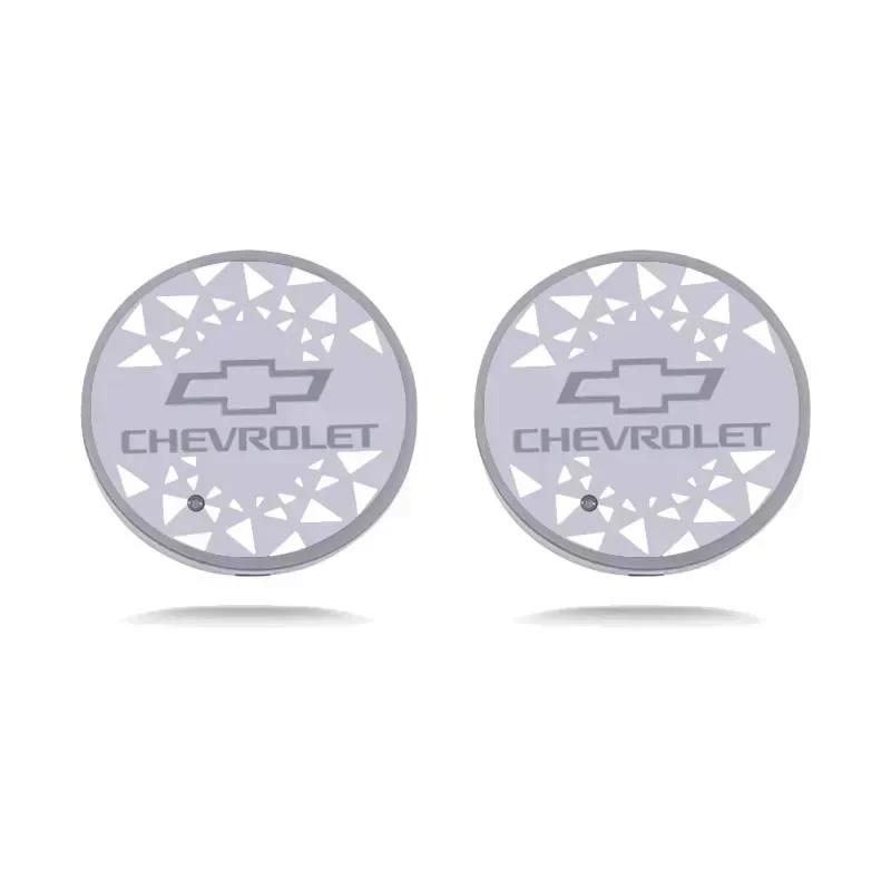 LED Car Water Cup Coaster Drinks Holder Light Mat for Chevrolet Aveo Sail Orlando Cruze Spark Equinox Malibu Captiva Trax Sonic