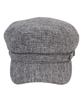 Yunibeosyeolkemiseuteuli Linen Logo Gray Marine Cap