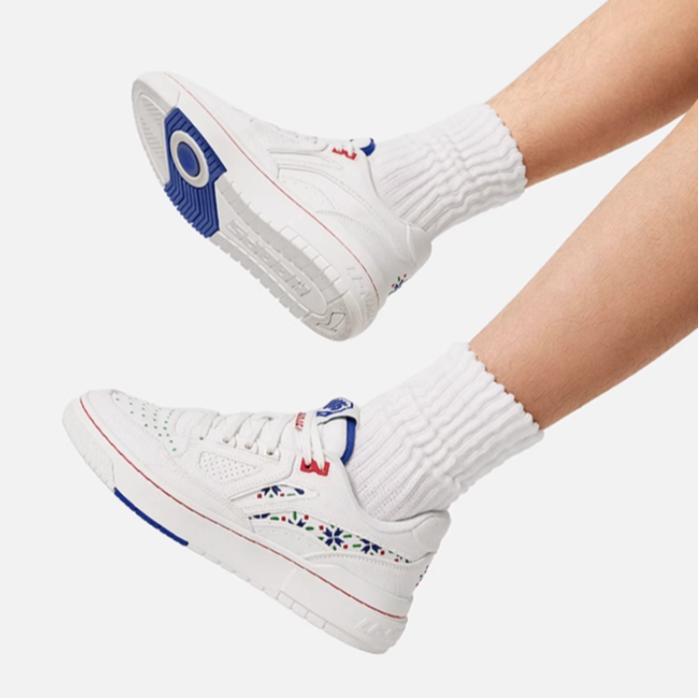 Li Ning Rookie Comfortable Versatile Non-Slip Shock Absorbing Wear-Resistant Lightweight Low-Top Skate Shoes Unisex Sneakers White ABCU009-2