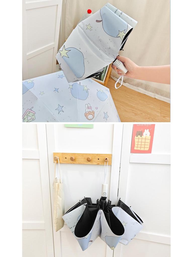 Stylish Automatic Folding Umbrella for Women - Sun & Rain Protection Parasol
