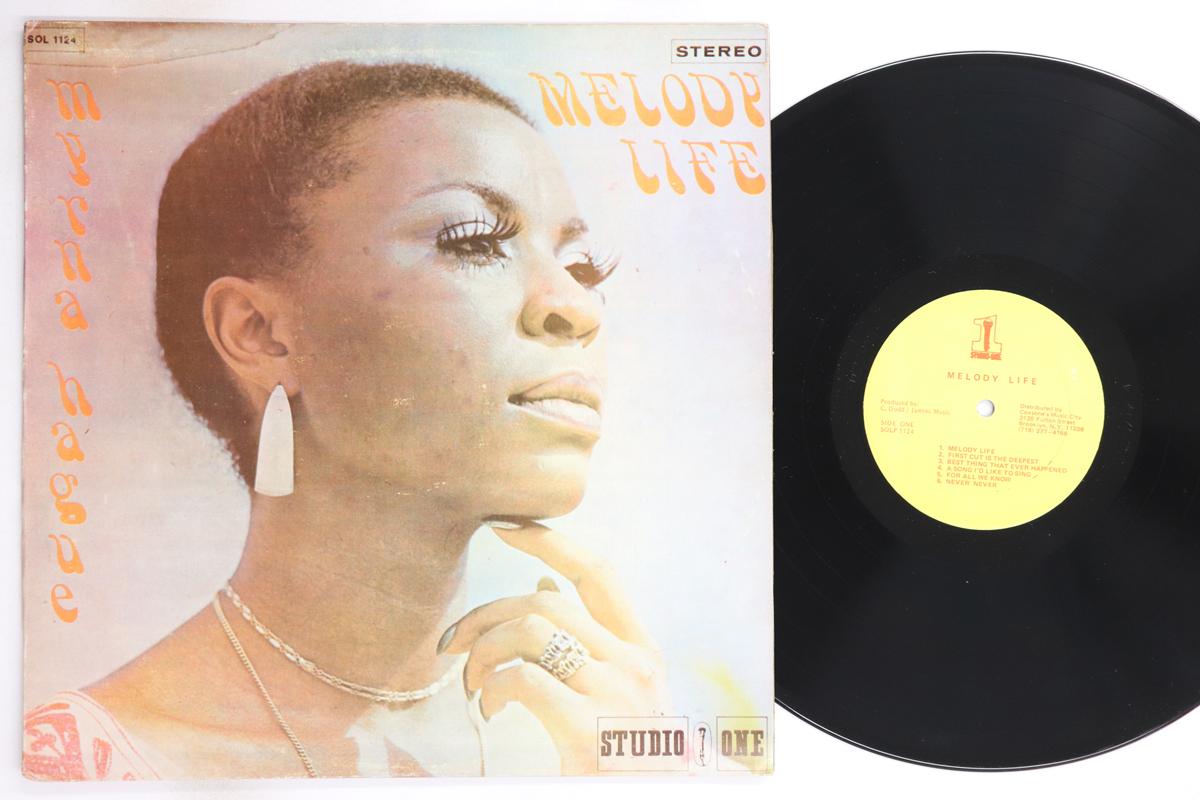 

LP Record MYRNA HAGUE - Melody Life SOLP1124 STUDIO ONE US Reggae, Ska & Dub Used