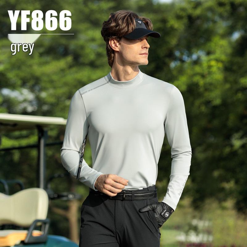 PGM Golf Men s Long Sleeve Base Layer Top - High Stretch, Soft Spring/Summer Apparel XXL