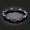 Colorful Beaded Hematite Magnetic Bracelets Wris