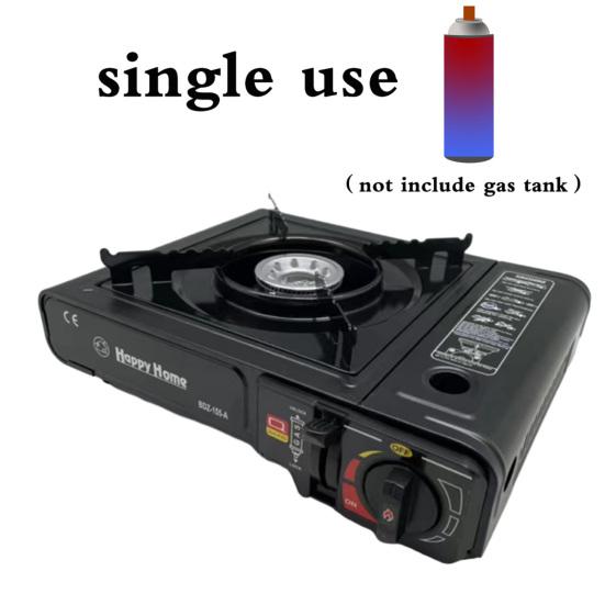 Camping Stove Automatic Ignition Large Firepower Windproof Energy Saving Alloy Dual-use Portable Gas Stove Camping Supply