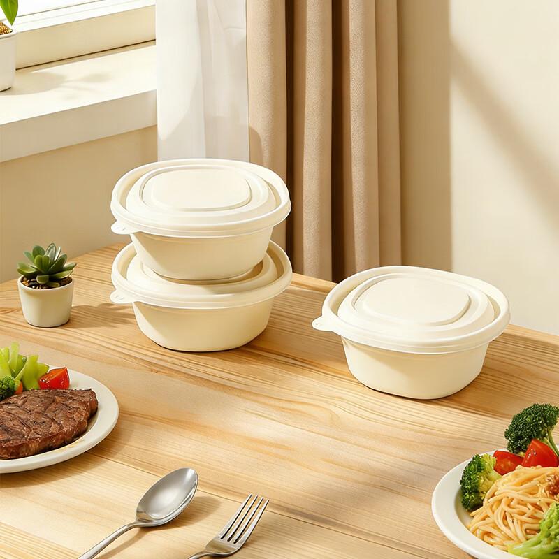 Degradable Corn Starch Round Meal Box