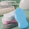 3D Fish Scale Baby Bath Sponge - Gentle Exfoliating Towel for Kids