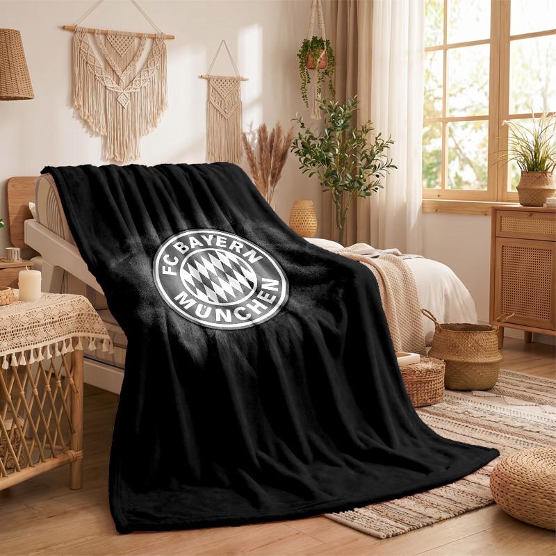 Bayern Munich Print Flannel Blanket Soft Warm Sofa Bed Throw Blanket For Home Office Bedroom