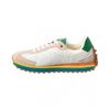 Salvatore Ferragamo Ferragamo Quilted Canvas   Suede Sneaker White