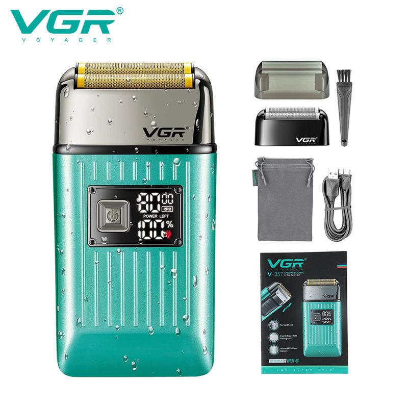 

Original VGR Shaver Electric Beard Trimmer Waterproof Razor Professional Shaving Machine Bald Head Sideburn Trimmer Razors for Shaving Men V-357