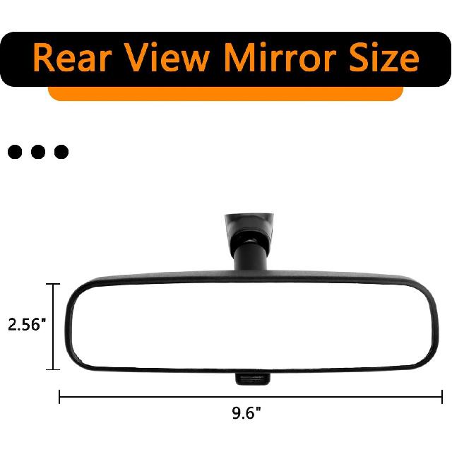 Rear View Mirror Compatible With Nissan Rogue Altima NV1500 NV2500 NV3500 Frontier Tiida Sentra Titan Fairlady 350Z Interior Rearview Mirror Replace