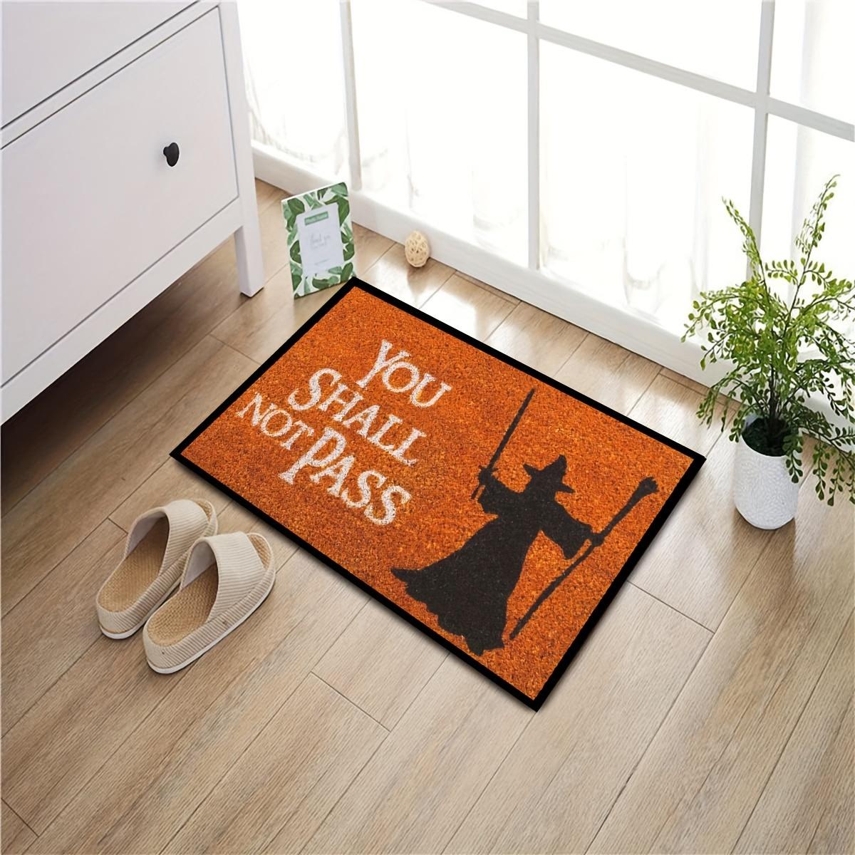

Креативный ковер Оранжевый коврик для пола Придверный коврик Коврик для ванной Петлевой ковер Приветственный коврик Уличный ковер Домашнее украшение 50X80CM (1.6X2.6FT