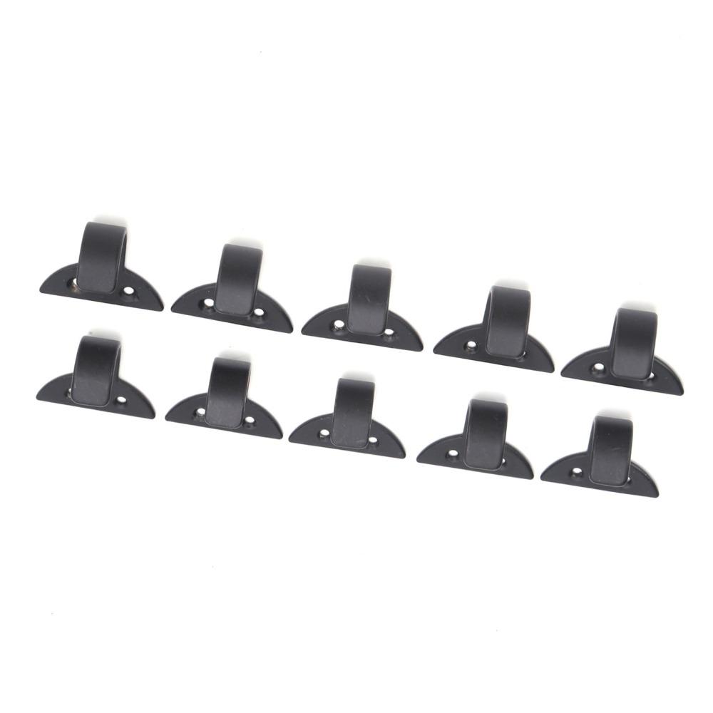 10Set with Screws Hooks for Hanging Black Coat Hooks Hanging Wall Hooks  Entrance