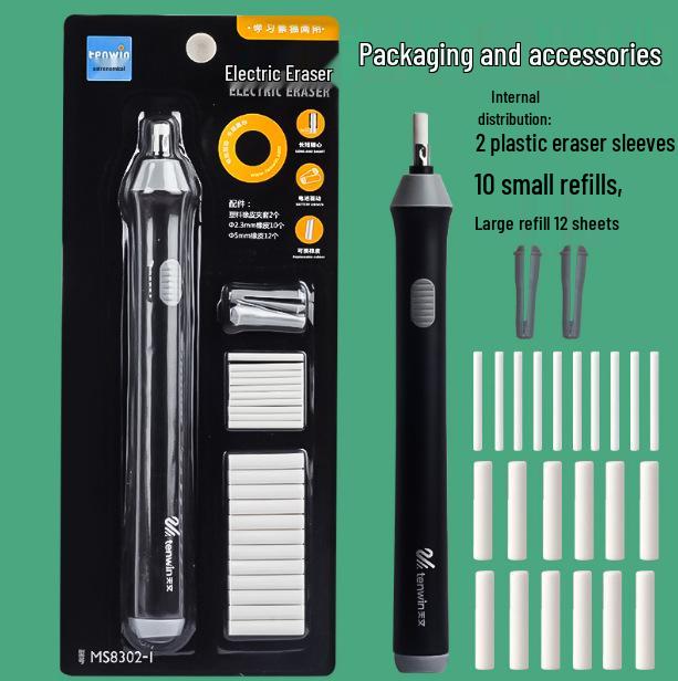 

Astronomical 8302 Electric Eraser: Automatic Eraser with Fine & Thick Refills, Excellent Cleaning for Detail Work белый