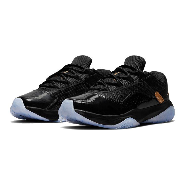 Pantofi sport pentru copii Air Jordan 11 CMFT Low GS DMP negru metalic-auriu CZ0907-007