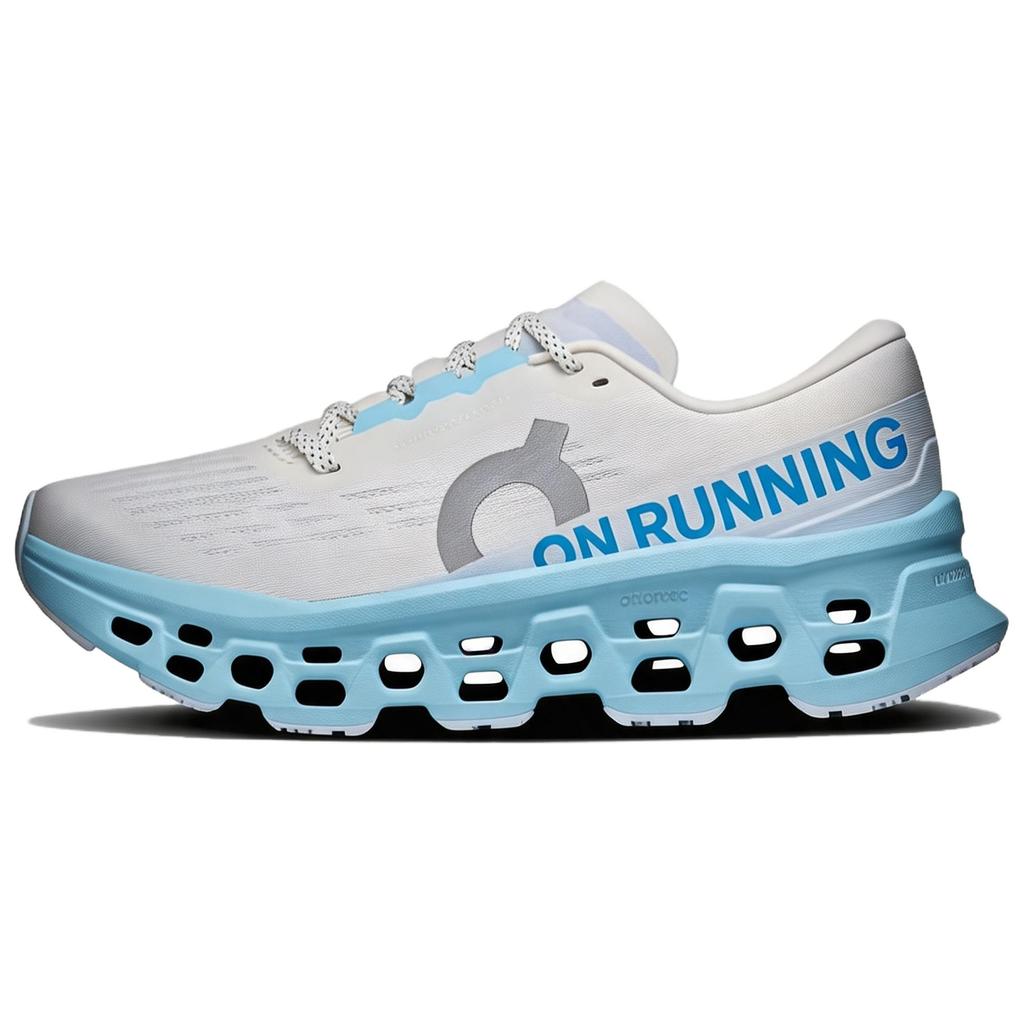 Women's Sneakers On Running On Cloudmonster 3 Running Shoes Women's Low Top White/Blue