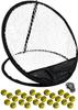 Noyips Golf Approach Practice Net Ball Set of 25, Simple Foldable Storage Bag, Perfect for Chipping and Chip Shots, Hibikurasu GOLF