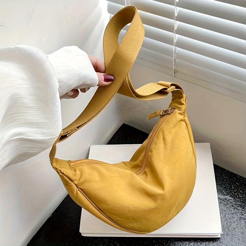 

Adjustable Handbag with Detachable Strap Casual Shoulder Purse for Everyday Use, Travel & Shopping Zipper Closure, Crossbody Purse, Versatile Pouch