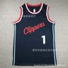 Custom Embroidered Basketball Jersey City Edition Men Women Cotton Sports Uniform LA Clippers Kawhi Leonard Paul George