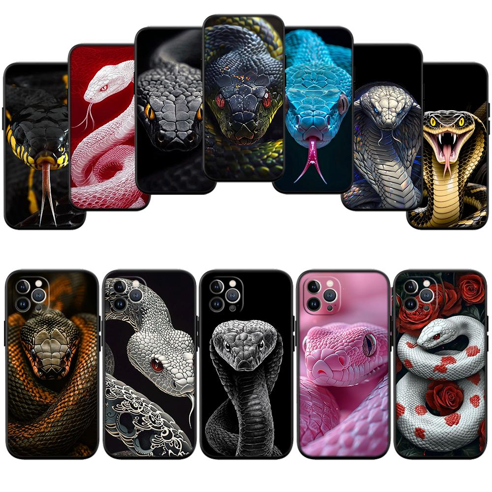 BH15 Cobra Snake Phone Case for Samsung Galaxy A11 A12 A13 A15 A52S A53 A55 A56 A70 A71 A72 A73 F06 F16 F56 S10 Plus S10e