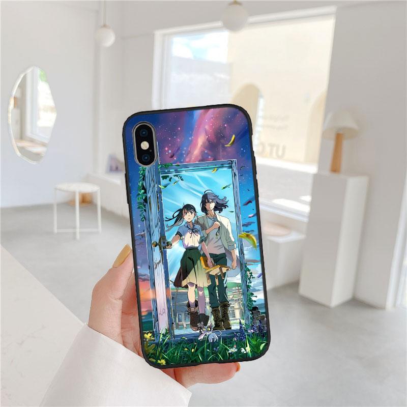 HK68 Suzume Soft Shell Phone Case for iPhone SE X XS XR 16E 17 11 Pro Max 8 7 6 6s Plus Air