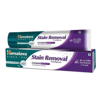 Creme dental Stein Remuval (80g), Creme dental para remoção de manchas, Himalaia