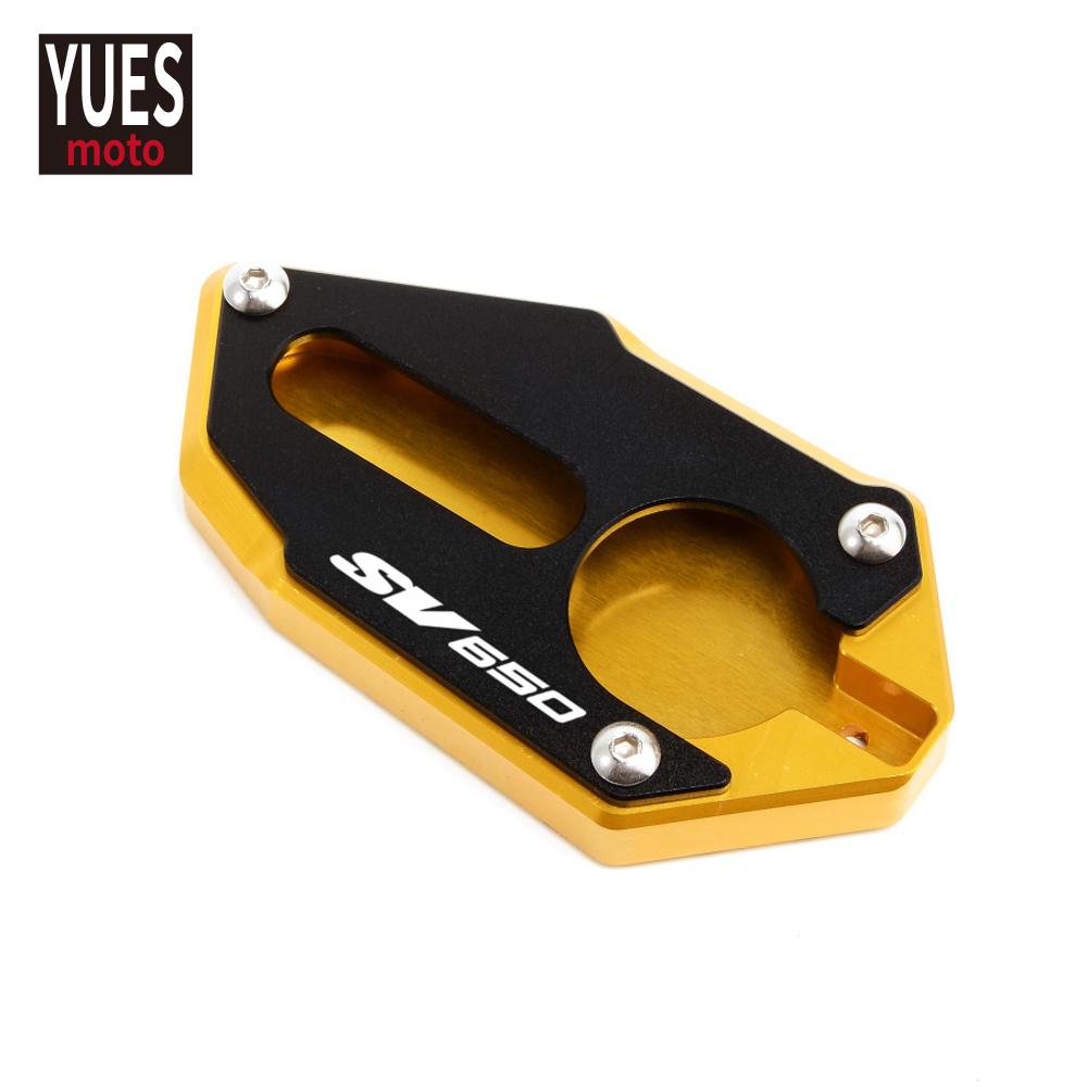 Motorcycle Accessories Kickstand Plate Side Stand Pad Enlarger For SUZUKI SV650X 2018- SV650 SV 650 2016-