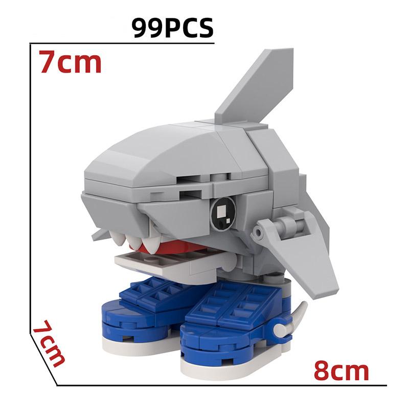 AI Brainrot Animals Bricks Tung Tung Sahur Figures Tralalero Tralala Building Blocks Brr Brr Patapim Toys For Boy Birthday Gifts