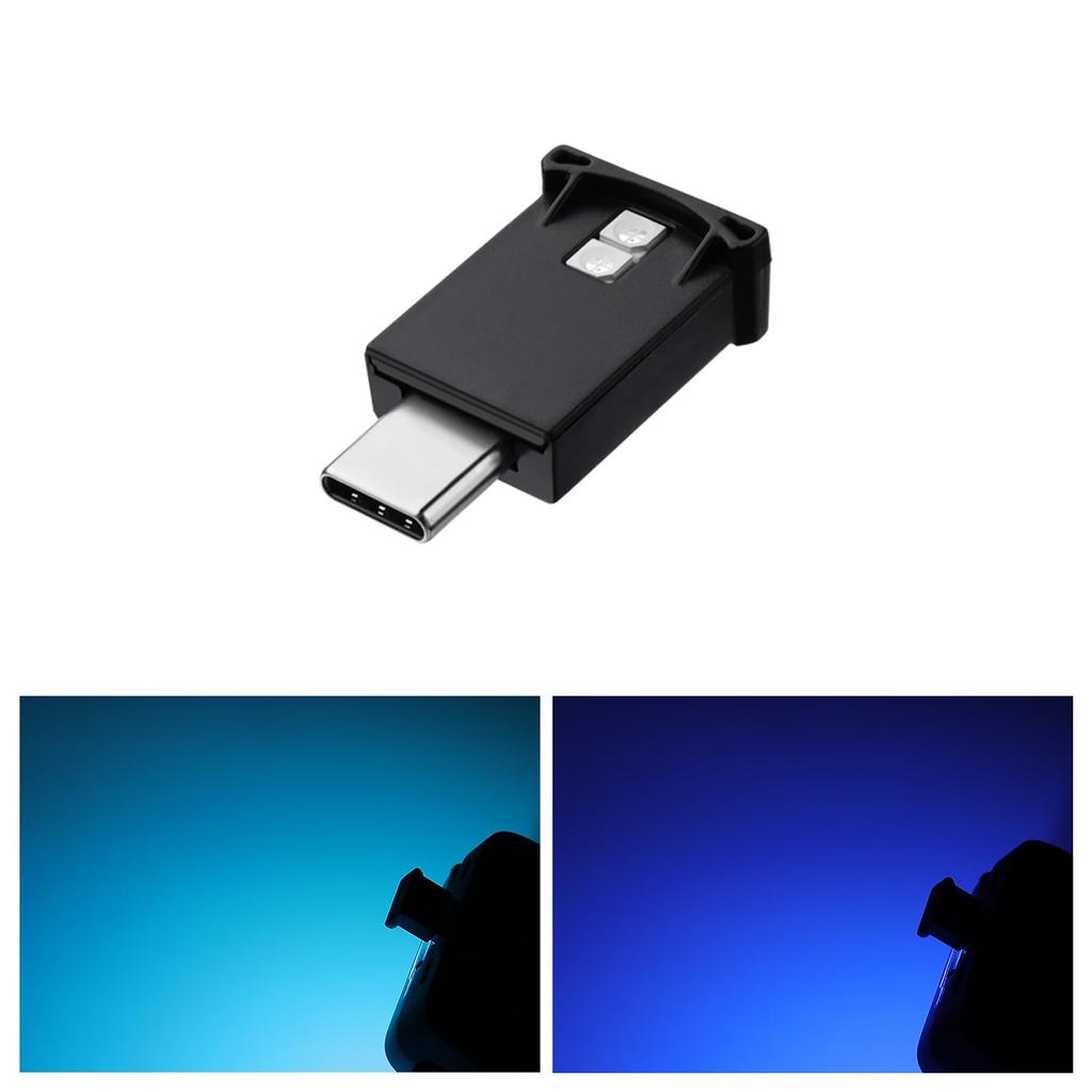 GIMUYA Type-C USB LED Light for Car Interior, 8 Colors,