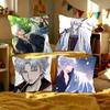 Anime Sakata Gintoki Pillow Case Fashion Square Pillowcase Bedroom Sofa Room Ins Decoration Leisure
