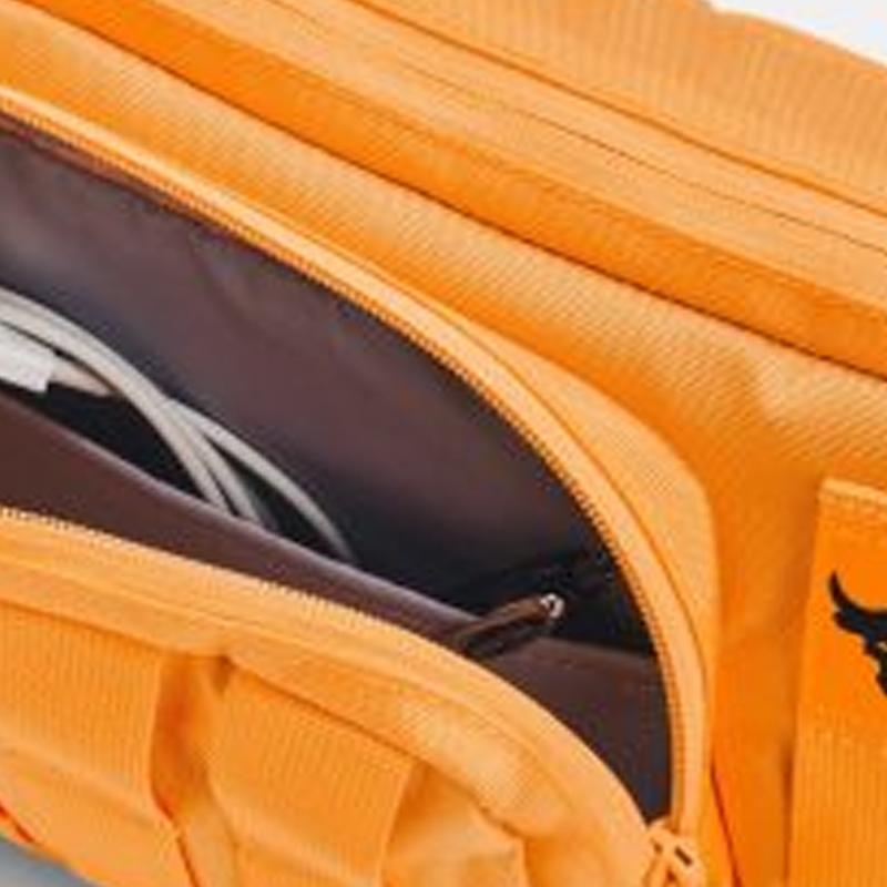 New Under Armour Polyester Shoulder Bag, Crossbody Bag, Fanny Pack Regular Unisex Nova Orange 1376457-803