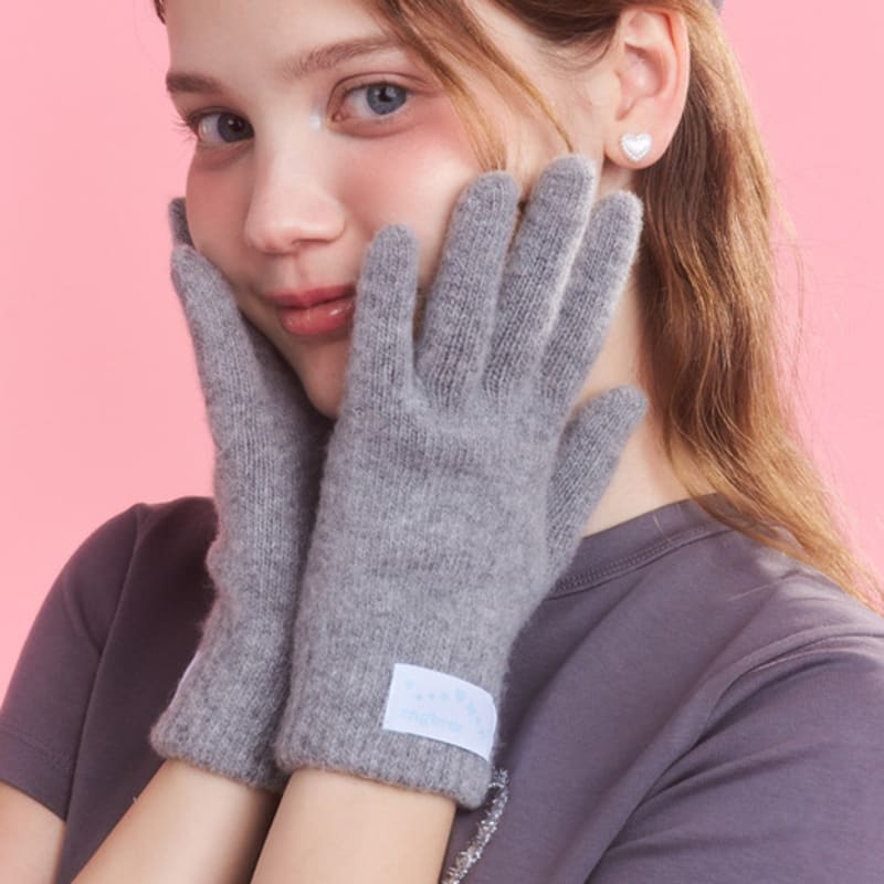 ENGBROX bubble gum wool gloves_6 colors