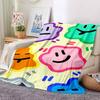 1pc Colorful Faces Blanket Warm, Cozy, And Soft, Suitable for Sofas, Beds, Cars, And Office Use.Perfect for Camping And Travel, Making It a Great Gift